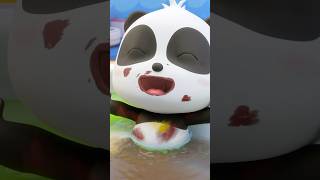 Bebê panda toma banho shorts youtubeshorts BabyBus [upl. by Azeel911]