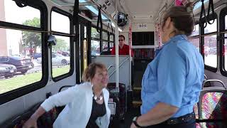 Riding the Bus Using A Wheelchair [upl. by Liana]