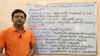 Antiemetic Drugs Part01  Classification of Drugs Used to Inhibit Vomiting  AntiEmetic Agents [upl. by Norrie]