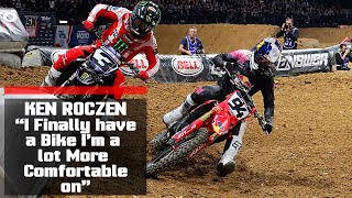 quotI Finally Have a Bike Im a lot More Comfortable onquot  Ken Roczen at Paris Supercross [upl. by Ycal]