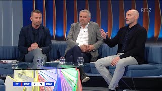 ‘The football was atrocious’  RTÉ panel discuss England’s tactical approach at Euro 2024 [upl. by Jacquenetta]