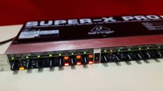 Tutorial Como utilizar CROSSOVER behringer Super XPRO [upl. by Zohar]