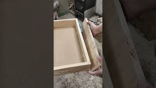 Drawer front installation carpenter woodmade furniture woodworking [upl. by Wheaton]