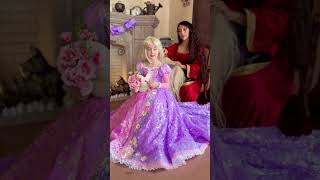 Flower gleam and glow✨rapunzel mothergothel disneyprincess tangled cosplay barbie viral fyp [upl. by Melloney578]