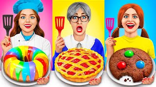 Me vs Grandma Cooking Challenge  Secret Kitchen Gadgets amp Hacks by RATATA [upl. by Chu]