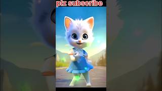 Cat dance video 🥰💓 shorts trending viralshorts Aicats video 18 [upl. by Hplodur]