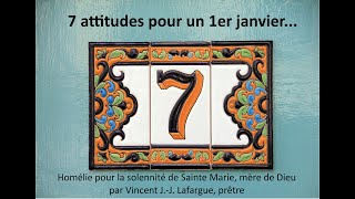 7 attitudes pour un 1er janvier [upl. by Attem188]