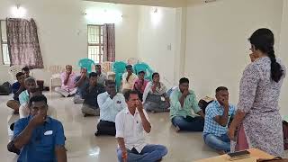 Yoga and breathing exercise for Police officials [upl. by Abas]