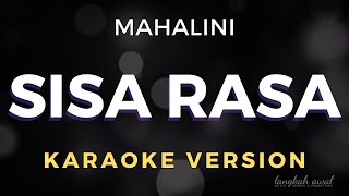 Mahalini  Sisa Rasa  Karaoke Version [upl. by Erma]