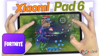 Xiaomi Pad 6 Fortnite Mobile Gaming review  FPS amp Battery Drain test [upl. by Ttehr94]