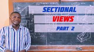 SECTIONAL VIEW 2 in  Technical drawing  Engineering drawing [upl. by Ricca]