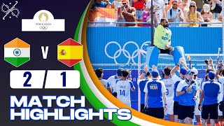 India beat Spain to win Bronze in Mens Hockey  india vs spain hockey  olympics 2024 hockey [upl. by Neyut]