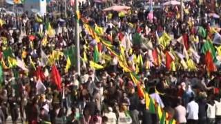 Diyarbakır Newrozuna yüz binler katıldı 21 Mart 2014 [upl. by Anivid814]