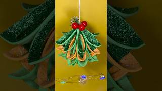 Diy Christmas Tree Ornament glitterfoamcraft christmasdecoration [upl. by Caruso]