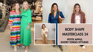 How To Disguise A Larger Stomach amp Elongate a Short Petite Body  Body Shape Masterclass 24 [upl. by Meta]