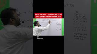 Electronic Configuration of Copper and Copper Ion  Cu  Cu  Cu2 ion viralshorts reels cbse [upl. by Ailes]