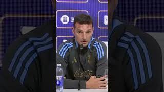 Conferencia de prensa de Lionel Scaloni previa al Argentina  Colombia [upl. by Landri]