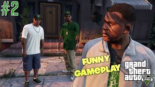 LAMAR TRIPPING  FUNNY quotGTA 5quot STORYMODE GAMEPLAY 2 [upl. by Lewin]