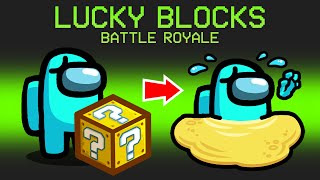 Lucky Blocks Imposter Role in Among Us custom mod [upl. by Antone694]