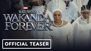 Black Panther Wakanda Forever  Official One Week Teaser Trailer 2022 Letitia Wright [upl. by Neicul]