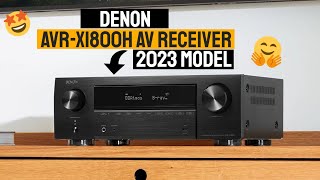 New 72 Channel AV Receiver  Denon AVRX1800H Review 2023 Model [upl. by Ambrosine]