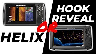 Lowrance Hook Reveal vs Humminbird Helix  Which one should YOU GET [upl. by Yasmar]