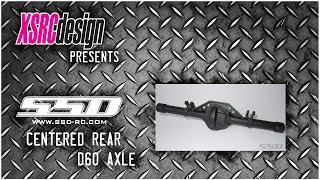 SSD HD D60 CENTERED REAR AXLE FOR WRAITH  SMT10  YETI [upl. by Sefton550]