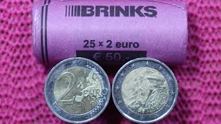 Erasmus 2 Euro Coin Roll Hunting 109nl [upl. by Chinua]