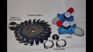 Costruire un generatore idroelettrico a turbina Pelton [upl. by Anim]