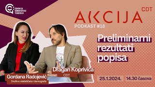 AKCIJA CDT 18  Preliminarni rezultati popisa [upl. by Romola]