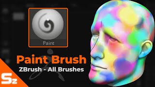 Paint Brush ZBrush All Brushes [upl. by Lovato470]