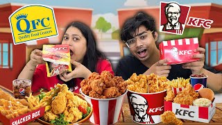 Spending Rs1000 on KFC vs Rs1000 on QFC🍗 [upl. by Harberd]