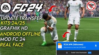 FIFA 16 MOD EA SPORTS FC 24 GRAPHICS HD ANDROID NEW UPDATE TRANSFER amp KITS 2425 [upl. by Akehsyt]