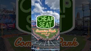 The worst seat at Comerica Park home of the Detroit Tigers 😱 mlb baseball [upl. by Melak]