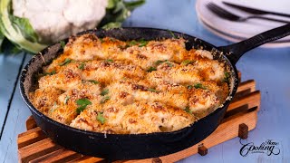 Cauliflower Gratin  Easy Recipe for a Healthy LowCarb Side Dish [upl. by Adela]