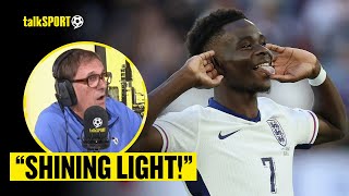 Tony Cascarino PRAISES Bukayo Saka For SAVING England Against Switzerland At Euro 2024 🙌🔥 [upl. by China]