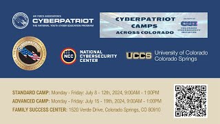 Colorado AFA CyberPatriot 2024 Summer Camp  Colorado Springs [upl. by Merow]