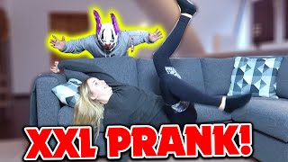 HORROR PRANKs an meine Freundin 😱☠️ xxl panik [upl. by Gustaf]