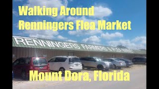 Walking around Renningers Antique and Flea Market Mount Dora FL [upl. by Davy]