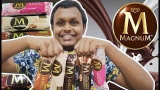 Tried All The Magnum Ice Creams  5 Diffrent Flavours [upl. by Nollie314]