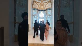 Diljit Dosanjh at Shaikh Zayed Mosque DiljitDosanjh ShaikhZayedMosque AbuDhabi Peace [upl. by Ahsiyt]