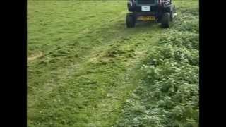 Acacia Groundcare  Ransomes Out Front Rotary Mulching Mower [upl. by Cadmar732]