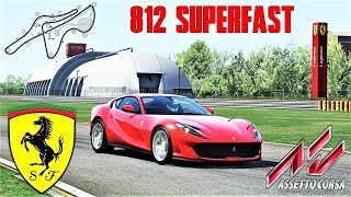 Ferrari 812 Superfast Testing at Fiorano  Assetto Corsa [upl. by Eleinad]