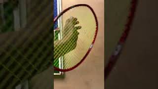 Yonex Arcsaber 71 LightFleet Ultramax Turbo Nano 66 string on 26lbs tension [upl. by Winshell]