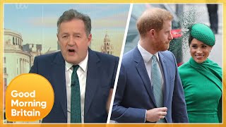 ‘I’m Sickened Piers amp Susanna Clash Over Prince Harry amp Meghan Interview  Good Morning Britain [upl. by Bamford]