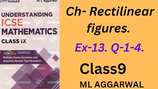 13Rectilinear figures Q14 class 9ml aggarwal [upl. by Leerzej]