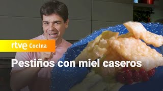 Pestiños con miel caseros  Sergio Cocina  RTVE Cocina [upl. by Nosyd83]