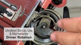 Driver Rotation on a Sailrite Ultrafeed Sewing Machine [upl. by Roselani229]