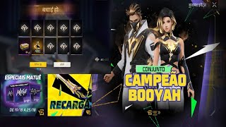 300 Diamond 💎 Captain Bundle Free fire Max Booyah Day 2024 Spin freefire freefiremax event [upl. by Ardena]