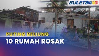 FENOMENA CUACA  Puting Beliung Badai Kodiang [upl. by Airdnassac]